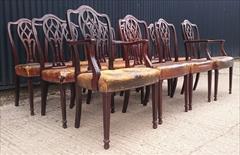 12 19th century antique dining chairs 37h 20w 18½hs 19d single 38h 23½w 18½hs 19½d carver _4.JPG